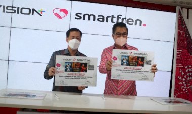 Hadirkan Konten Video Premium, Smartfren Gaet Vision+