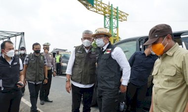 Ridwan Kamil Resmikan Jalan Raya Ciledug-Batas Jateng