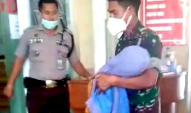Babinsa Evakuasi Anak Penderita Gizi Buruk
