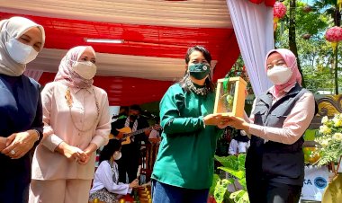 Buka Pameran Tanaman Hias, Atalia Ridwan Kamil Apresiasi Gagasan Flona