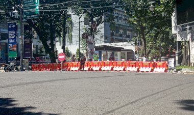 Cegah Kerumunan, Tiga Jalan di Bandung Ditutup