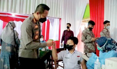600 Anak Usia 6-11 Tahun Ikuti Vaksinasi Di Banjaran