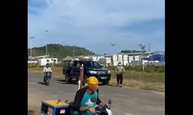 Momen Lucu, Pedagang Dikejar-kejar Petugas di Sirkuit Mandalika
