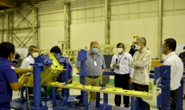 Dubes Amerika Serikat Tinjau Fasilitas Produksi PTDI