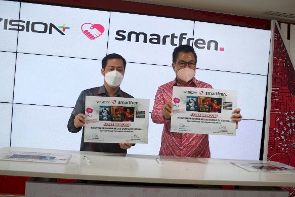 Hadirkan Konten Video Premium, Smartfren Gaet Vision+