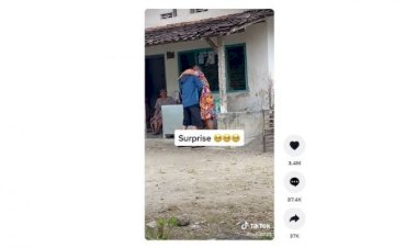 Pulang Merantau dari Jepang, Lelaki Ini Beri Kejutan Ibunya