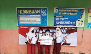 Defend ID Serahkan Bantuan Pendidikan ke Masyarakat Banten