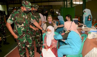 TNI AD Terus Lakukan Serbuan Vaksinasi Di Seluruh Wilayah Indonesia