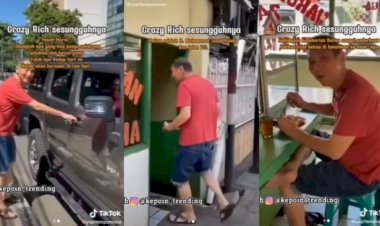 Bos Jalan Tol Santai Makan di Warteg, Publik: Crazy Rich Sesungguhnya