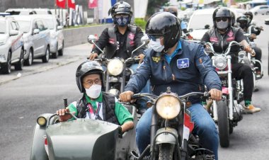 Ridwan Kamil Bonceng Legenda Pembalap Indonesia