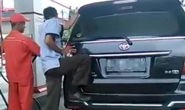 Heboh, Goyangkan Mobil Saat Isi BBM Bisa Picu Kebakaran