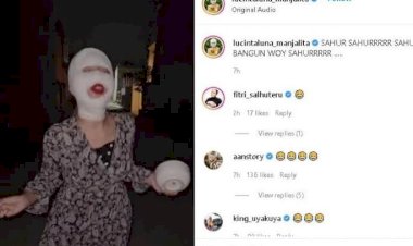Viral, Bangunin Sahur Keliling Pakai Kostum Hantu
