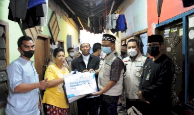 Ribuan Yatim dan  Dhuafa Terima Bantuan Ramadhan 2022