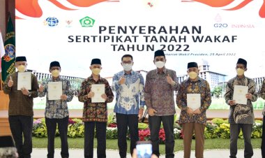 502 Sertifikat Tanah Wakaf Gratis Bagi Warga Jabar