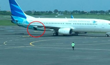 Viral Pintu Bagasi Pesawat Terbuka Saat Hendak Terbang