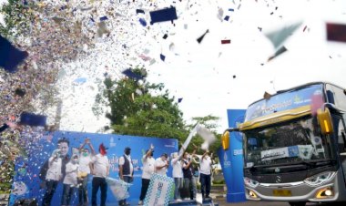 25 Bus Berangkatkan Pemudik Gratis Holding BUMN Farmasi