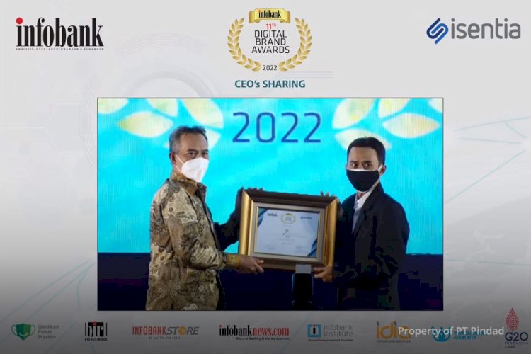 Pindad Runner Up Infobank Digital Brand Awards 2022