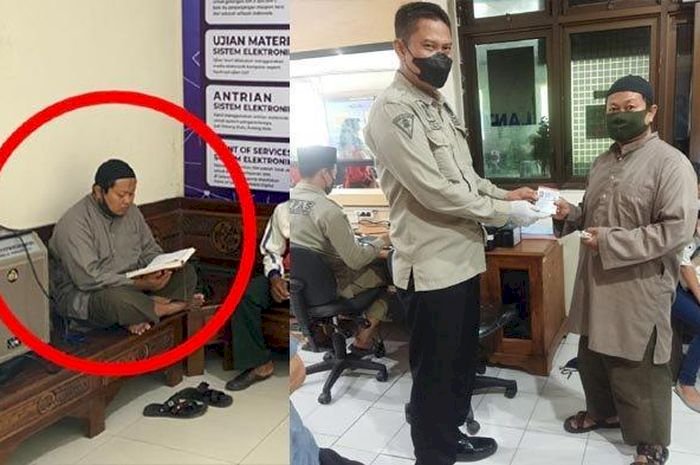 Pria Ini Bikin Petugas SIM Terharu dan Menangis