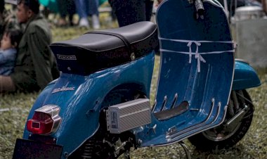 Vespa Listrik Ramaikan Event Indonesia Mods Mayday