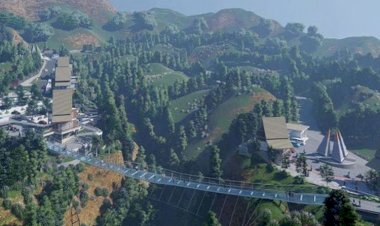 Perdana, Jembatan Gantung Kaca Bakal Rampung September 2022
