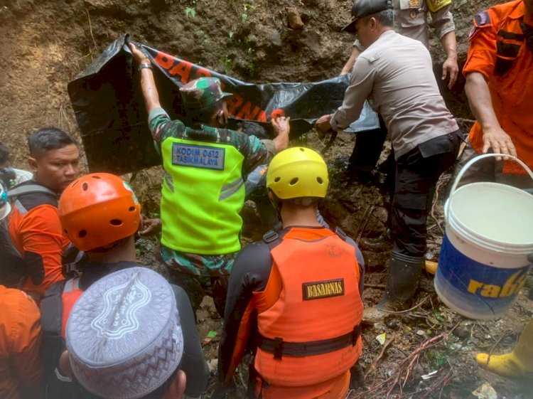 Dtemukan Satu Korban Kecelakaan Bus di Rajapolah Tasikmalaya