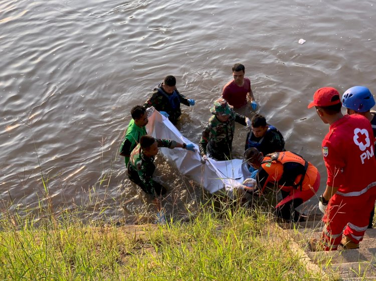 Tim SAR Gabungan Temukan Korban Tenggelam di Sungai Citanduy Kota Banjar