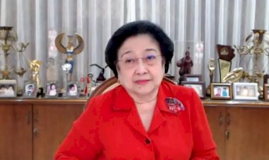 Megawati Saksikan Pemakaman Tjahjo Via YouTube