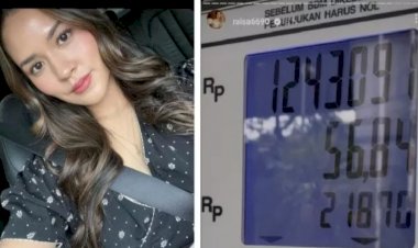 Raisa Kaget Usai Isi BBM di SPBU