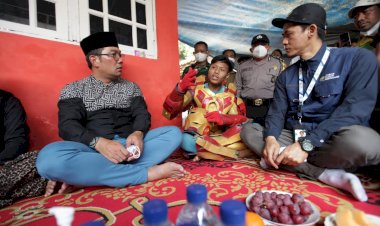 Ridwan Kamil Temui Ironman Penolong Korban Kecelakaan di Cibubur