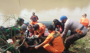 Tim SAR Gabungan Temukan Korban Tenggelam di Sungai Cirebon