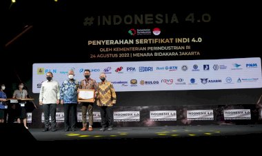 Bio Farma Raih Sertifikat INDI 4.0 Level 3 dari Kemenperin