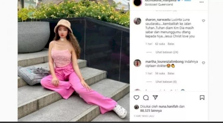 Wajah Baru, Netizen: Lucinta Luna Mirip Barbie