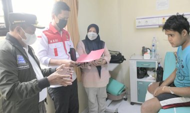 Santunan untuk Pasien Anak Korban Tabrak Lari di Ciamis