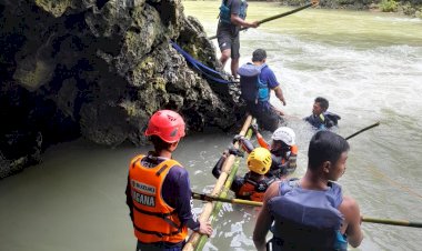 Tim SAR Terus Cari Korban Tenggam di Sungai Cijulang, Pangandaran