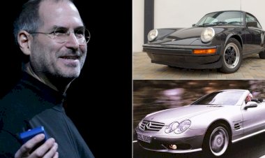 Akal Cerdik Steve Jobs, Mercy SL55 AMG Miliknya Tak Pernah Pakai Pelat Nomor