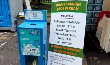 Tukar Sampah Jadi Uang Elektronik di Ajang Road To West Java Festival