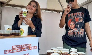 Seribu Cangkir Kopi Gratis Dinikmati Pengunjung Road to West Java Festival