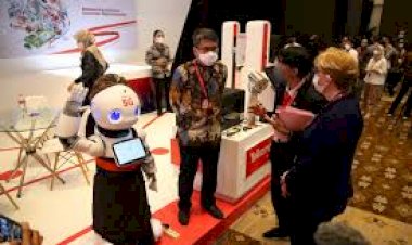 Telkomsel Tunjukkan Pemanfataan Teknologi 5G Smart Mining di Ajang SOE International Conference & Expo G20