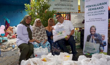 Bantuan 280 Paket Sembako Bagi Warga Gagal Panen