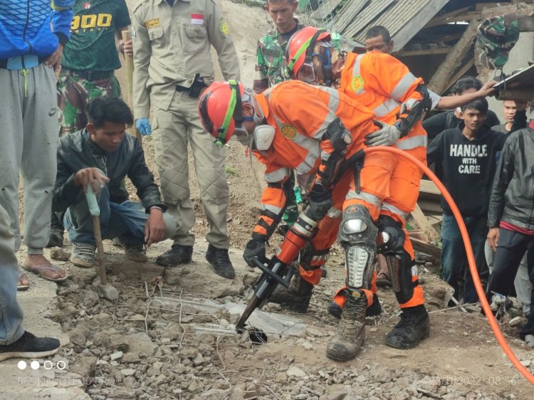 Tim SAR Gabungan Masih Evakuasi Korban Terdampak Gempa Bumi di Cianjur