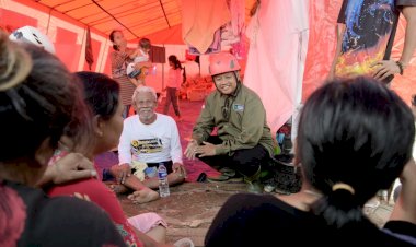 Uu Ruzhanul Pastikan Kebutuhan Pengungsi Gempa Cianjur Terpenuhi