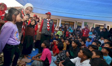 Dongeng Bikin Anak Penyintas Gempa Bumi Ceria Kembali