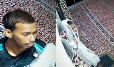 Aksi Pria Nekat Pakai Mukena untuk Curi HP Jemaah di Masjid