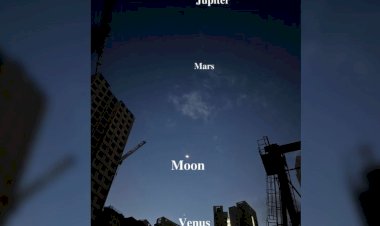 Semua Planet di Tata Surya Terlihat di Langit Malam Bersamaan