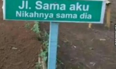 Nama Jalan Unik yang Viral di Media Sosial