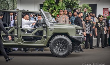Jokowi Resmikan Maung Terbaru Buatan Pindad