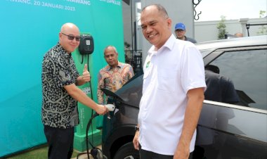 Stasiun Pengisian Kendaraan Listrik Umum Hadir di Summarecon Emerald Karawang