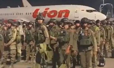 Heboh Video Tentara China di Bandara Naik Lion Air