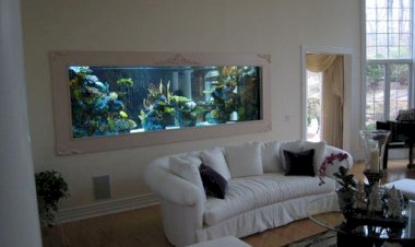 Menghias Ruang Tamu dengan Aquascape