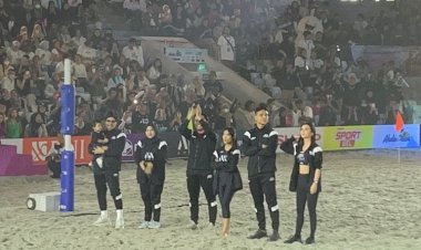 Usai Putus, Thariq Halilintar dan Fuji An Main Voli Pantai Bareng